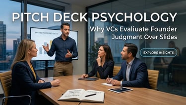 Pitch Deck Psychology: Why VCs Evaluate Founder Judgment Over Slides