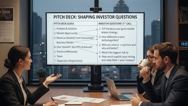 How Pitch Decks Shape Investor Questions in the First Call