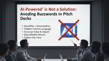 "AI-Powered" is Not a Solution: Avoiding Buzzwords in Pitch Decks