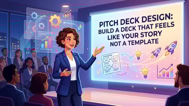 Pitch Deck Design: Build a Deck That Feels Like Your Story Not a Template