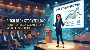 Pitch Deck Storytelling: How to Tell a Clear Story With Less Text