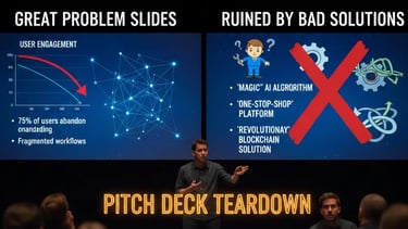 Pitch Deck Teardown: Great Problem Slides Ruined by Bad Solutions
