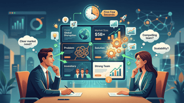 How Investors Form First Impressions of Your Pitch Deck