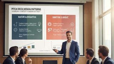 Pitch Deck Design Patterns That Signal Startup Founder Maturity