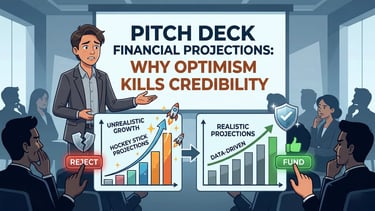 Pitch Deck Financial Projections: Why Optimism Kills Credibility