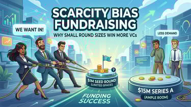 Scarcity Bias Fundraising: Why Small Round Sizes Win More VCsv