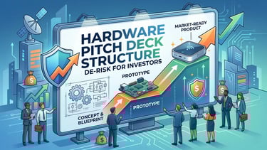 Hardware Pitch Deck Structure: De-Risk for Investors