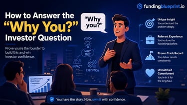 How to Answer the Why You Investor Question
