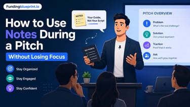 How to Use Notes During a Pitch Without Losing Focus