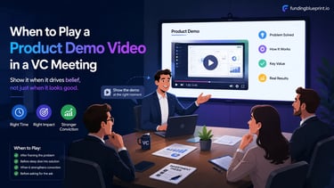 When to Play a Product Demo Video in a VC Meeting