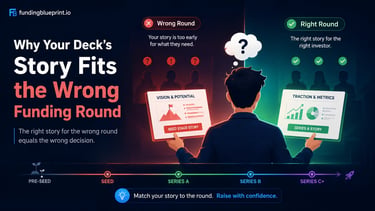 Why Your Deck's Story Fits the Wrong Funding Round