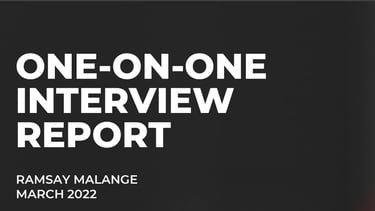 Executive interview conducted as part of qualitative research for a DEI strategic plan