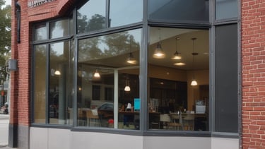 A friendly technician from Window Therapy Cleaning Services smiling while holding cleaning tools.