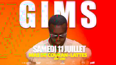 Show case Gims au mas de Couran à Lattes