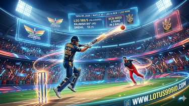 Lotus999 LSG VS RCB
