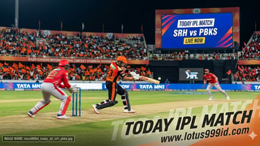 lotus999 SRH VS PBKS