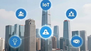 a smart phone sitting next to a wireless security camera