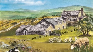 Aquarelle – collection Nature en Lozère – cadeau original et unique – JDG Loz’Art