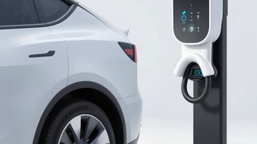 Bright, modern furnished office room with desk, monitor, and ergonomic chair