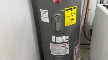 a water heater with a tankless water heater