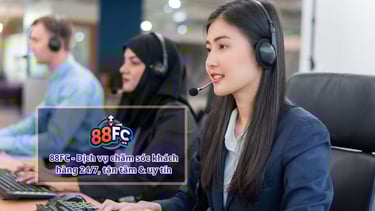 hệ thống chăm sóc khách hàng 24/7 nhà cái 88fc