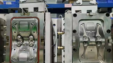 Precision precision LSR injection mold for industrial manufacturing.