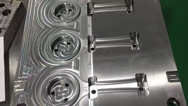 Industrial precision silicone compression mold for silicone rubber manufacturing