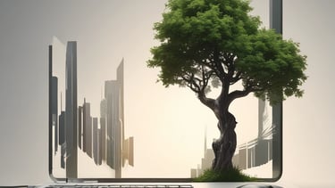 Modern business consultant discussing strategy with a client in a bright office