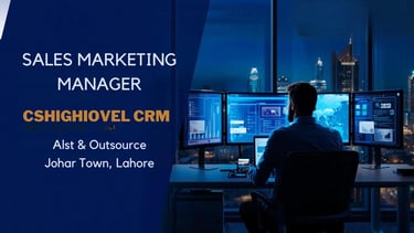 Sales Marketing Manager Jobs Lahore CS Outsource GoHighLevel Expert