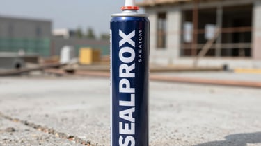 Modern building facade with visible silicone sealant joints