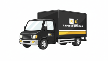 Camión para la recolección de escombros en Medellín