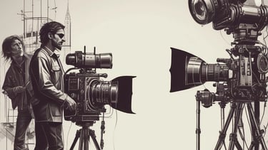 A collaborative meeting between international producers around a table.