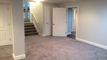 Finished basement remodel creating extra living space in Columbus, Ohio