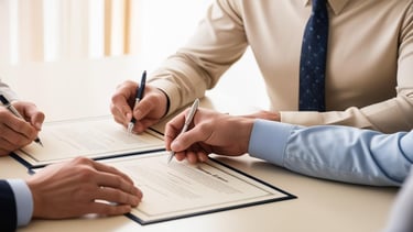 Firma de convenio regulador