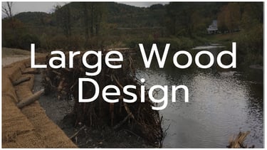 a large wooden structure with a large tree stump