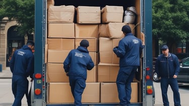 A logistics team planning delivery routes.