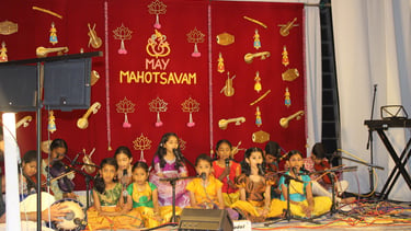 Chidren's ensemble in May Mahotsavam