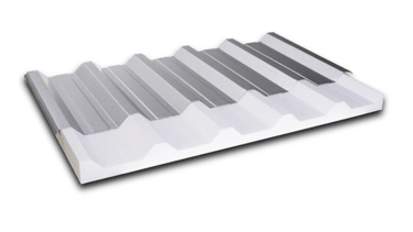 telha termoacustica galvalume ou aluzinco isolante térmica e acústica de diversas cores e formatos