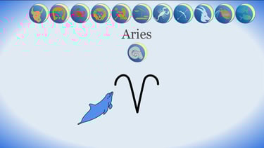 the zodiac symbol Aries