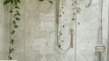 nature in bathroom