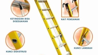 Tangga PLN Fiber sliding
