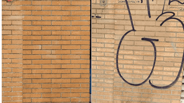 limpieza graffitis Málaga- eliminación de graffitis Málaga- limpieza-letras-graffiti