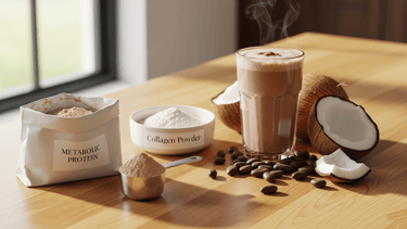 a cup of coffee and a bag of coffee