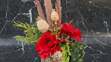 Vėlinių puokštės Panevėžyje. "RP Design"