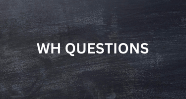 1st year middle school  wh questions