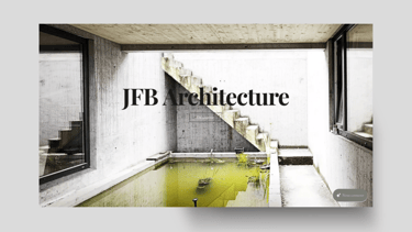 Site internet JFB Architecte