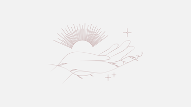 Symbole sur l’accompagnement en séance reiki. Soin énergétique