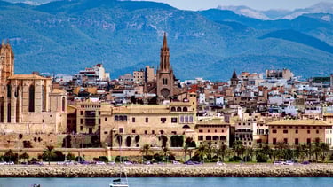 foto vista da cidade de palma mallorca