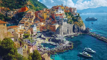 Bari e seu porto ao fundo, símbolo das cidades que definem o charme do Mar Adriático.