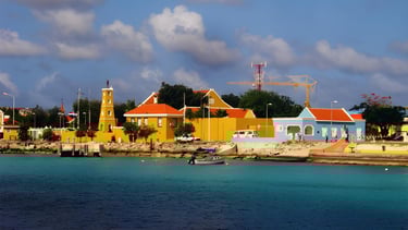 vista do navio Kralendijk Bonaire
